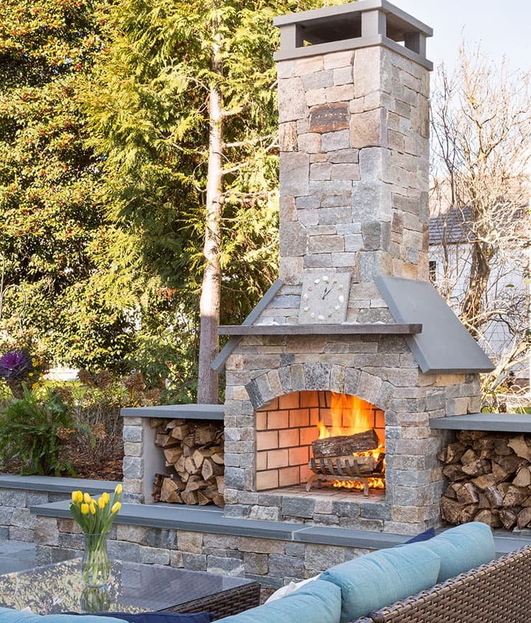 firepits and fireplaces services | green legacy landscaping